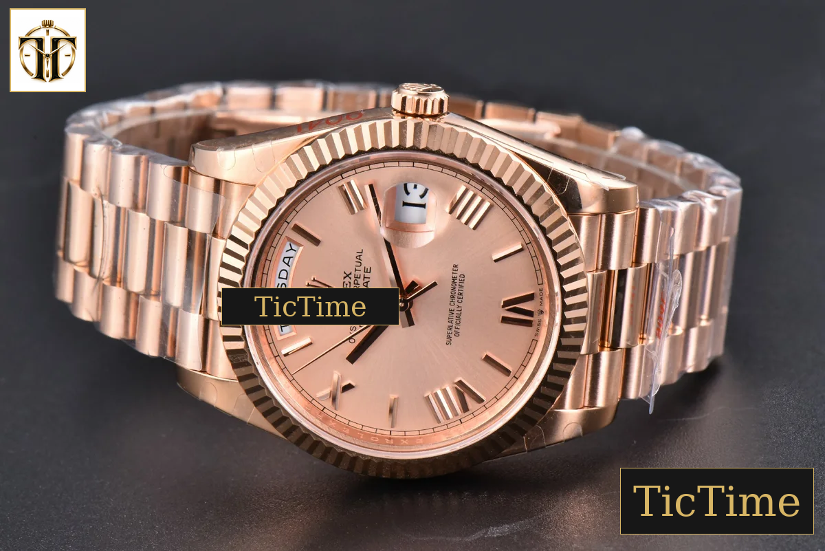 DayDate 40mm GMF RG RG Dial Roma Marker President Bracelet A2836 — foto 15