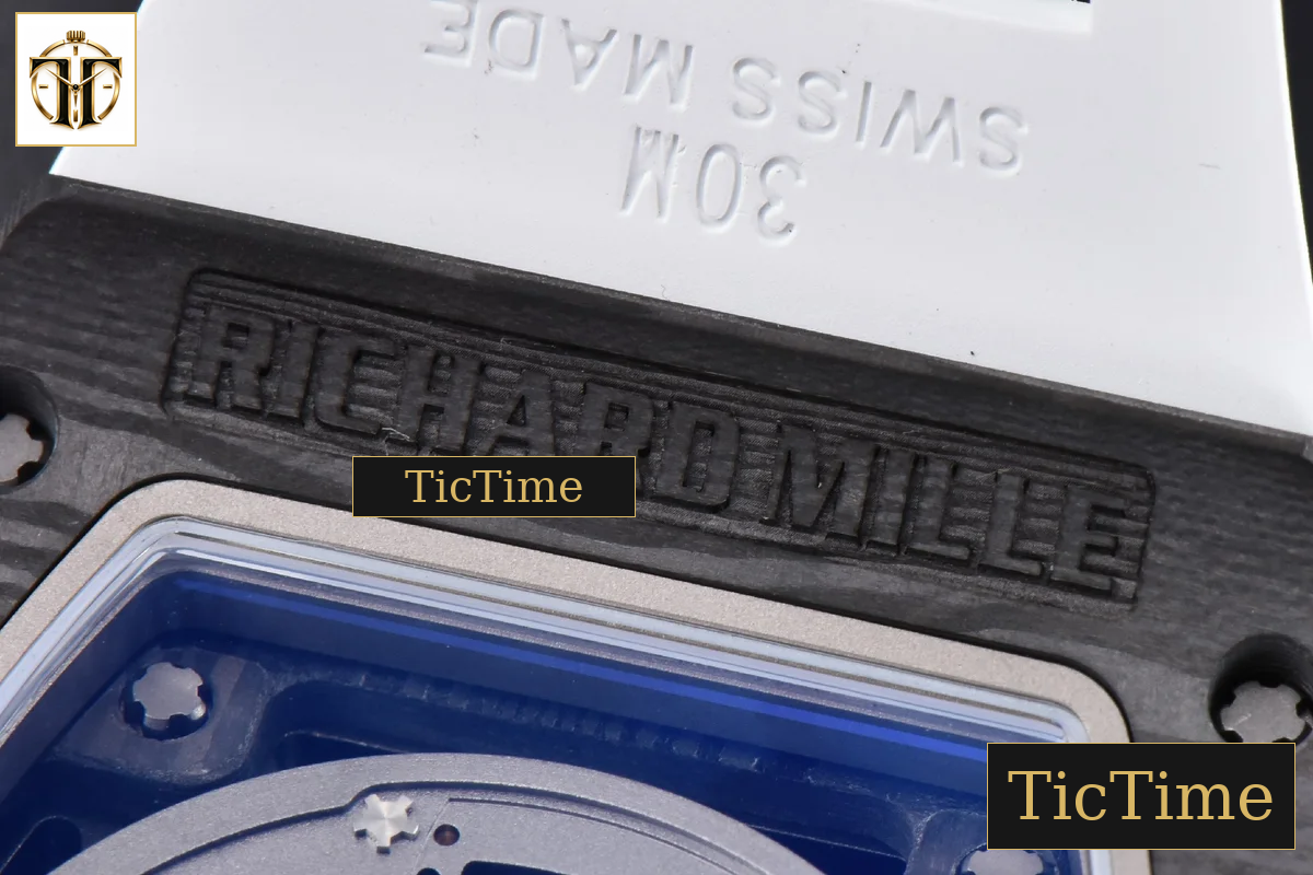 NTPT RM035-02 42mm ZF Skeleton Dial White Rubber Strap NH05A — foto 21