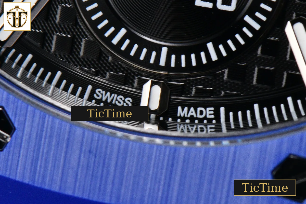 Royal Oak Chronograph 26240 41mm APSF Blue Ceramic Black Checkered Dial Black Subdial Ceramic Bracelet V2 Free Sprung SH4401 — foto 10