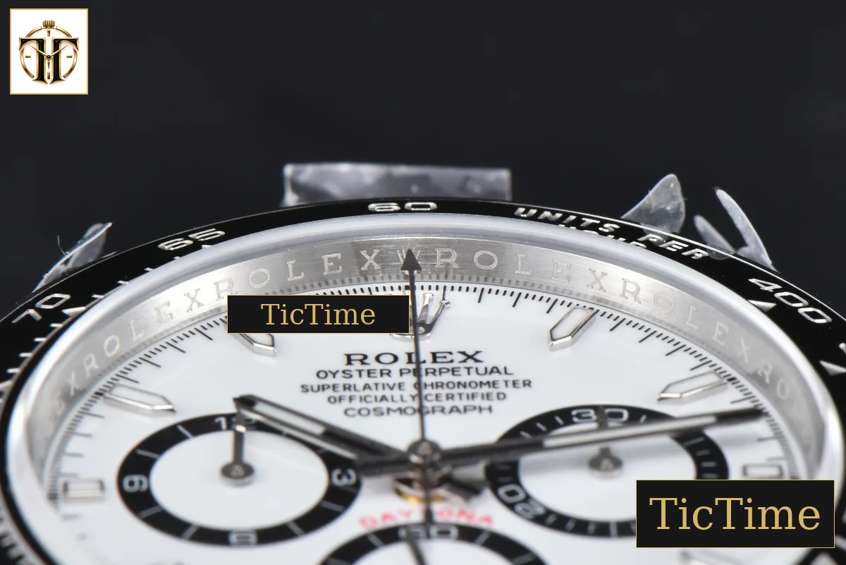 Daytona 904L 126500 40mm BPF SS Panda White Dial SS Bracelet SH4131 — foto 14