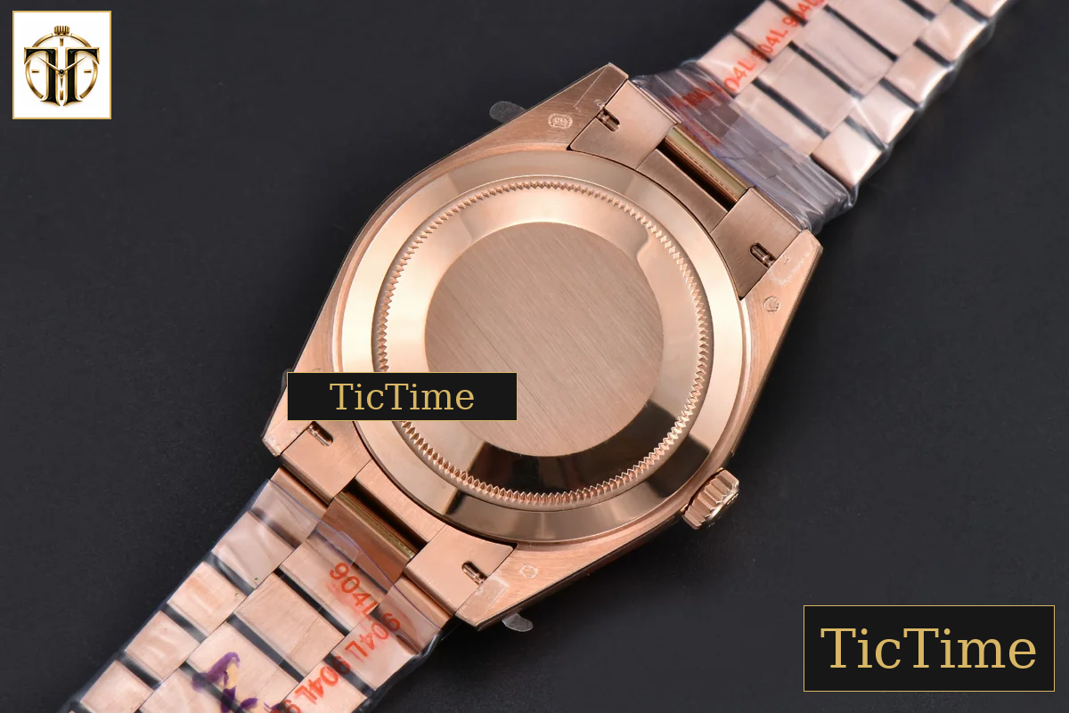 DayDate Tungsten 40mm GMF RG Sinople Dial Diamond Marker President Bracelet 165g VR3255 — foto 20
