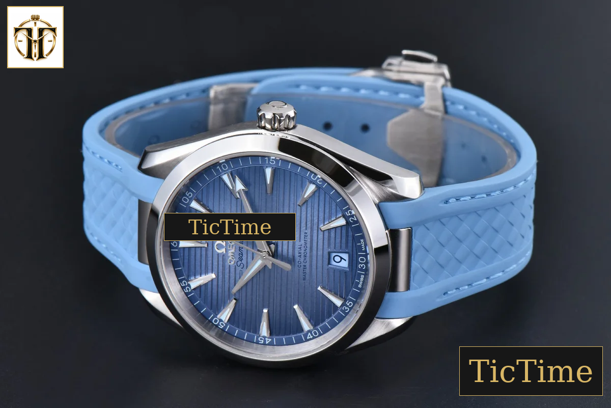 Aqua Terra 150m Summer 41mm VSF Blue Dial Rubber Strap A8900 — foto 13