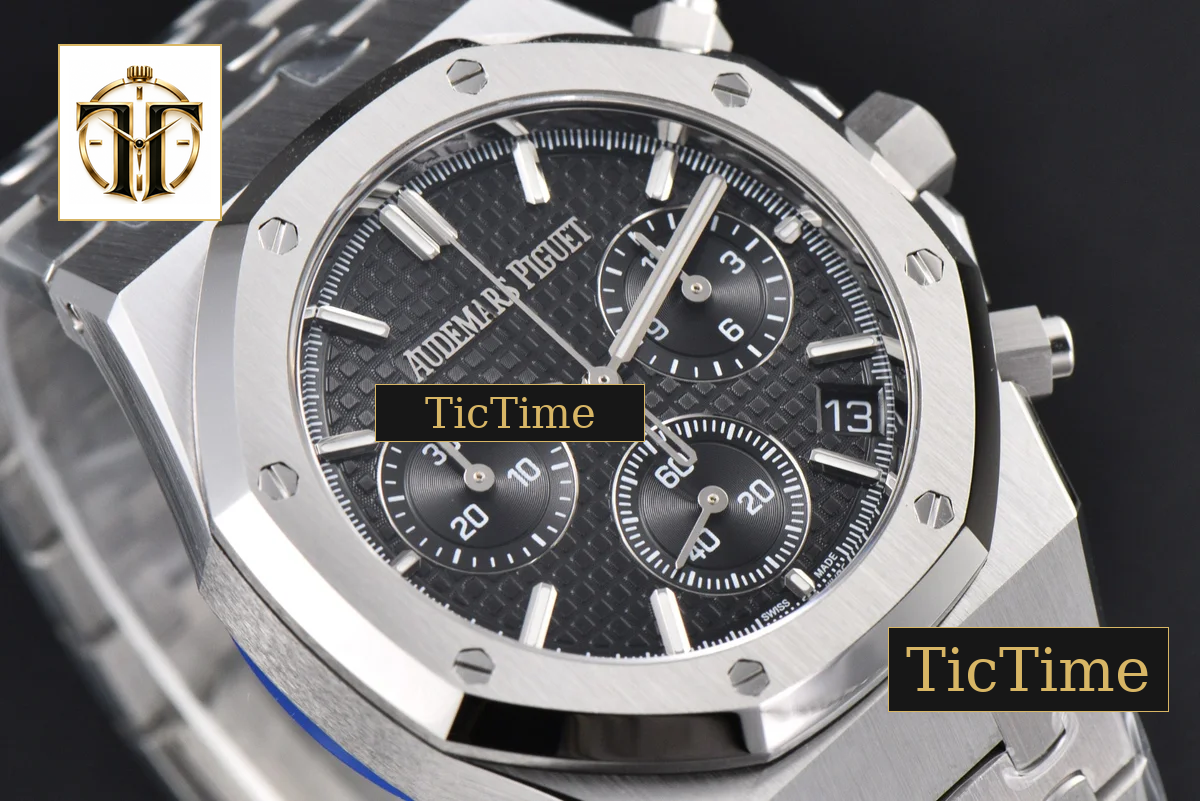 Royal Oak Chrono 26240 ZF SS Black Dial SS Bracelet V1 (V2 free sprung ) SA4401 — foto 33