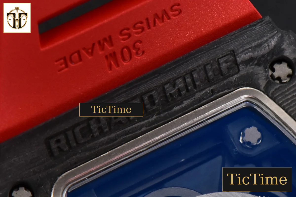 NTPT RM035-02 ZF Skeleton Dial Red Rubber Strap V5 NH05A — foto 15