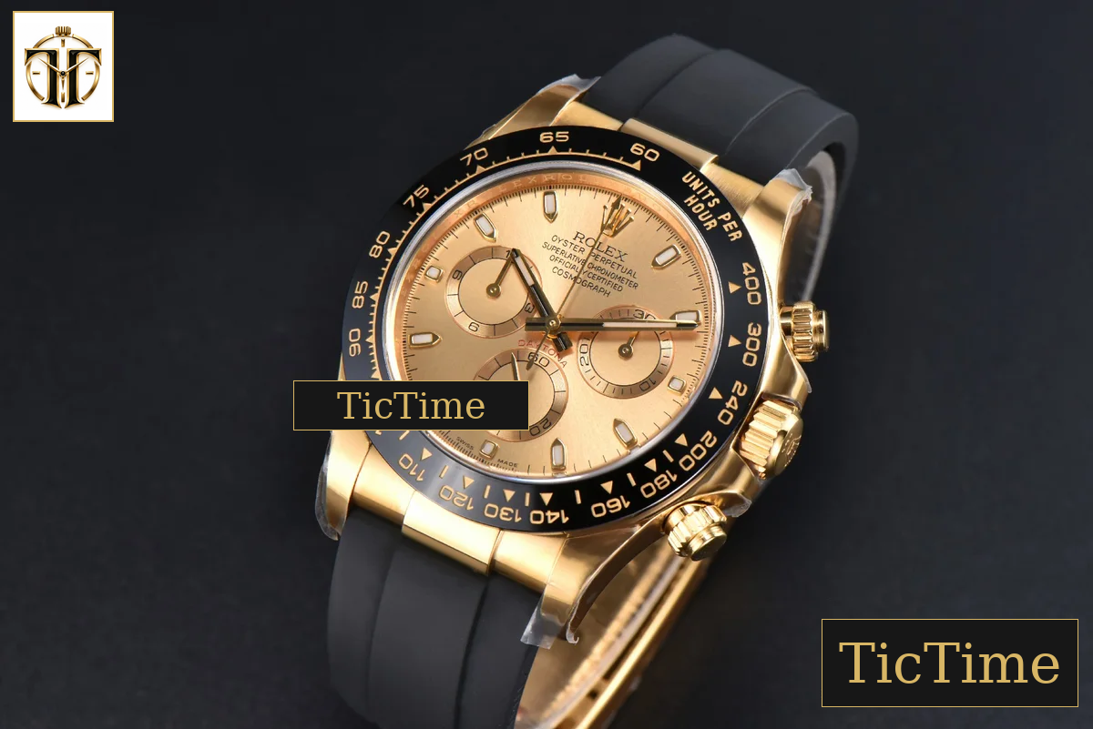 Daytona 116518 Clean Factory YG YG Dial Lume Marker Oysterflex Strap 4130 — foto 4