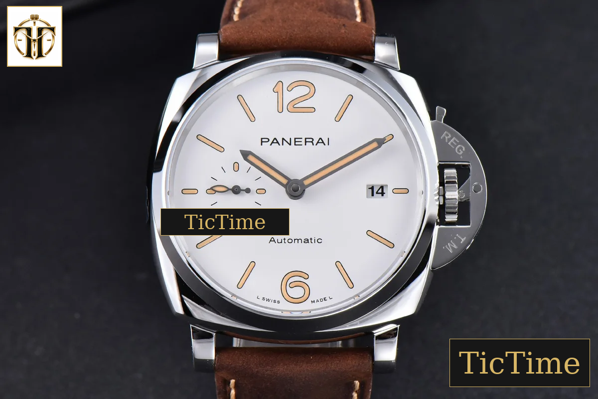 Luminor Due PAM1046 42mm VSF White Dial Brown Asso Strap AXXXIV — foto 16