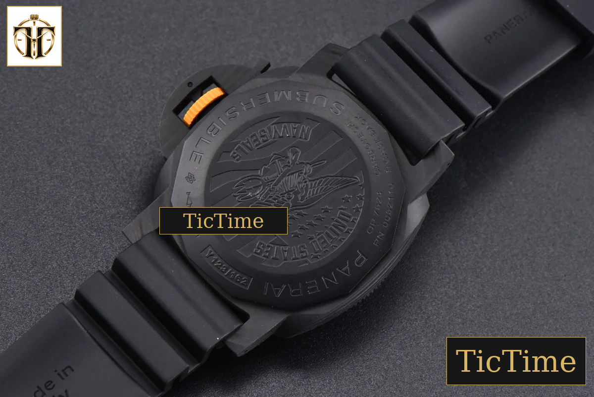Submersible GMT Carbotech PAM 1324 44mm VSF Black Dial Rubber Strap P900 — foto 18