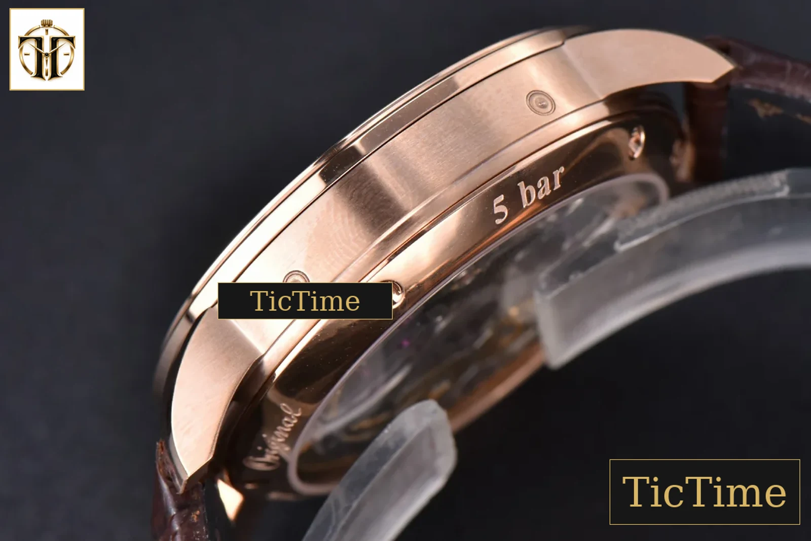 Excellence Panorama Date Moonphase 40mm V9F RG White Dial Brown Leather Strap A100 — foto 12