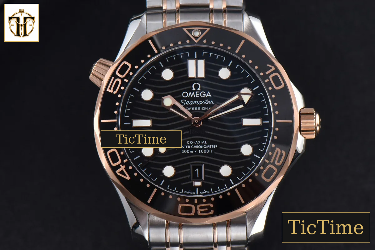 Seamaster Diver 42mm VSF RG/SS 300M Black Dial RG/SS Bracelet VS8800 — foto 2