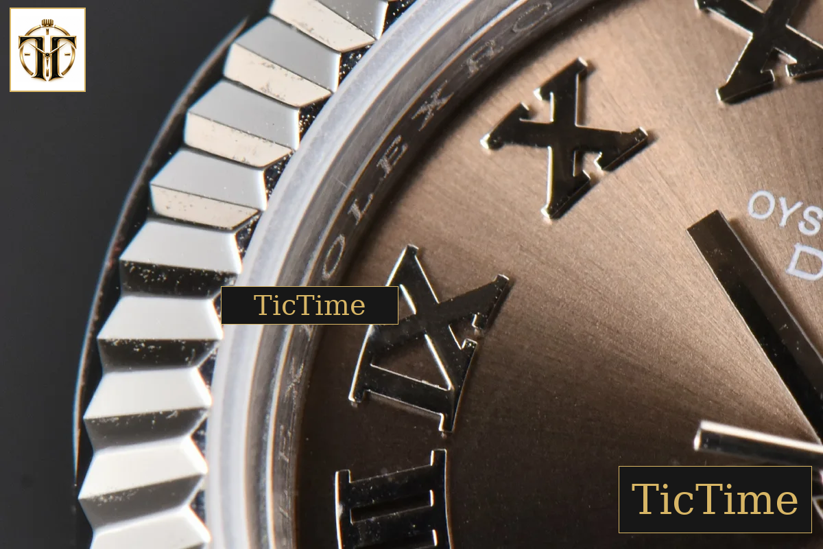 DateJust Ladies 28mm WF Gray Dial Roma Marker Jubilee Bracelet A2236 — foto 6