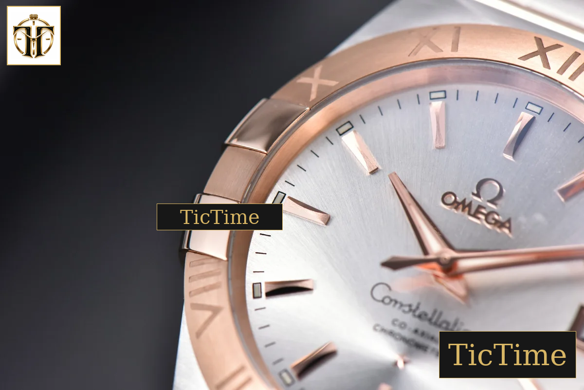 Constellation 38mm VSF SS/RG Silver Dial Stick Markers SS/RG Bracelet A8500 — foto 7