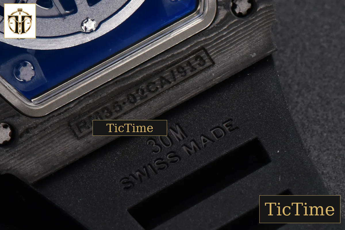 NTPT RM035-02 ZF Skeleton Dial Black Rubber Strap V5 NH05A — foto 20