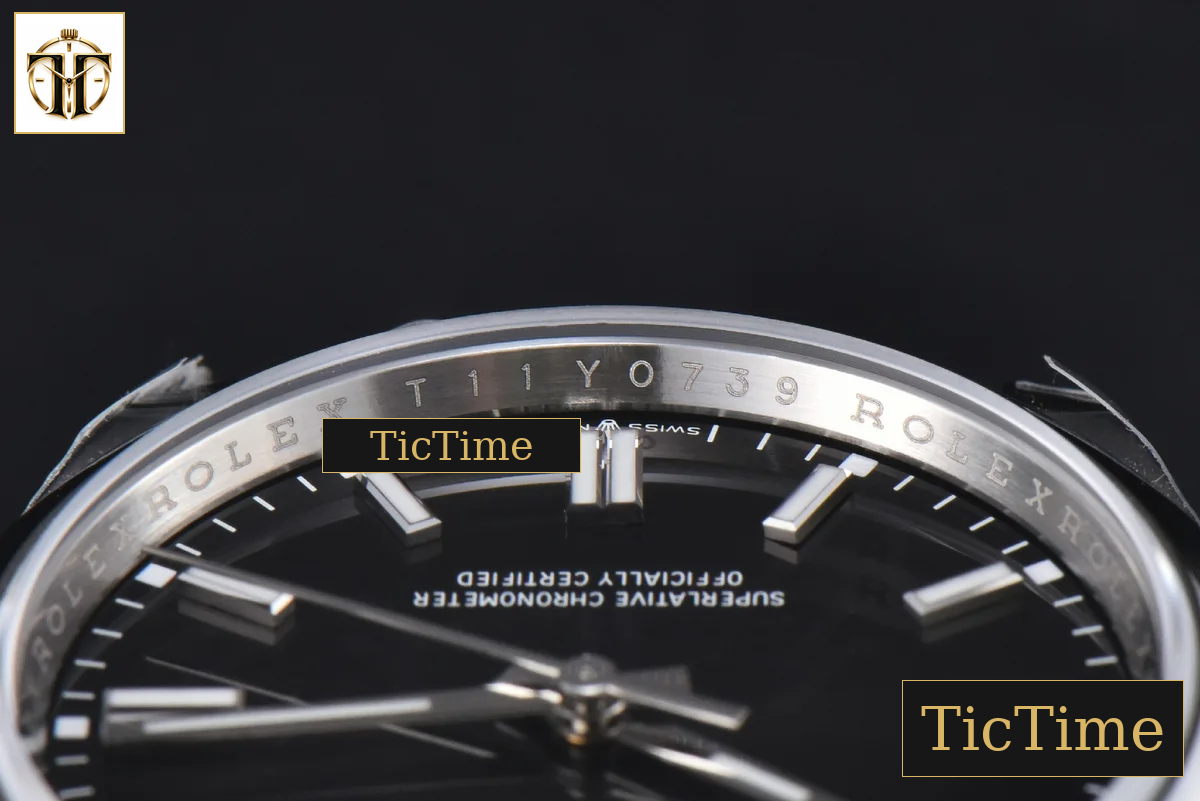 Oyster Perpetual 904L 124300 41mm VSF Black Dial SS Bracelet VS3235 — foto 13