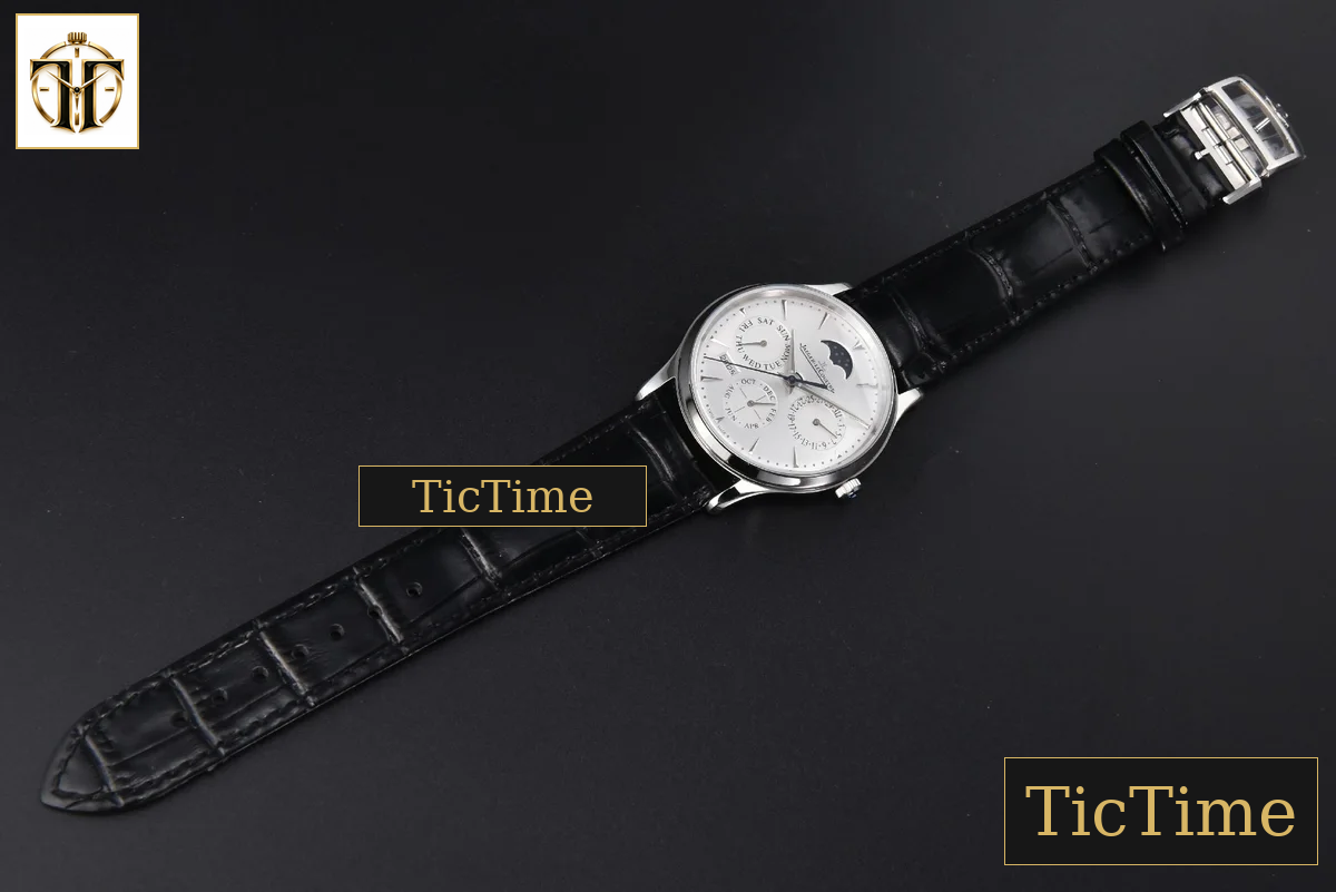 Master Ultra Thin Perpetual Calendar 39mm VRF SS White Dial Black Leather Strap MY9015 — foto 31