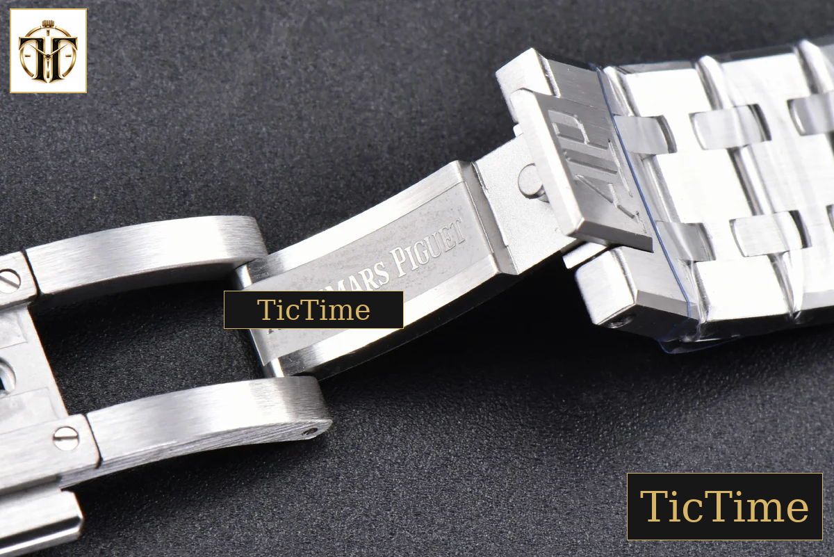 Royal Oak 15450 37mm APSF Blue Textured Dial SS Bracelet A3120 — foto 31