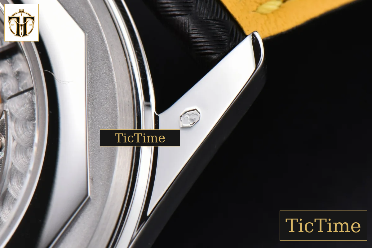 Calatrava 6007G 40mm ZF Black Dial Yellow Hand Nylon Strap 9015 — foto 17