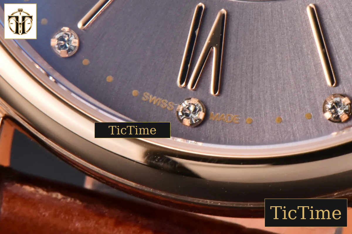 Portofino 37mm V7F RG Gray Dial RG Marker Brown Leather Strap A2892 — foto 8