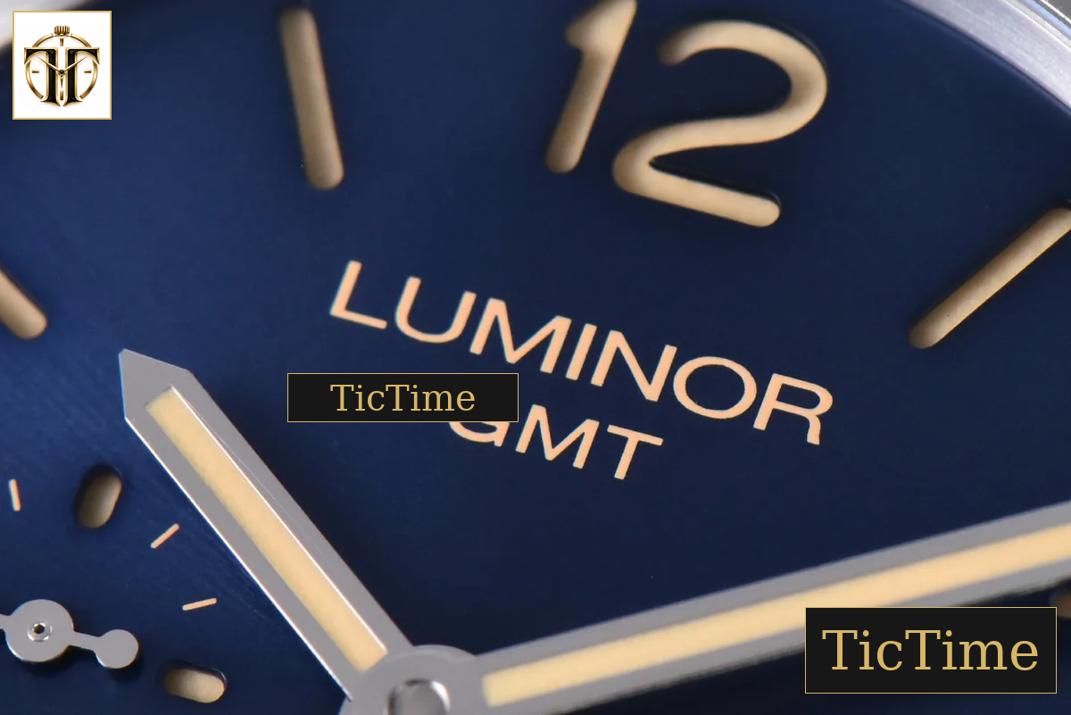 Luminor GMT PAM1033 44mm VSF Blue Dial Blue Leather Strap P9011 — foto 4