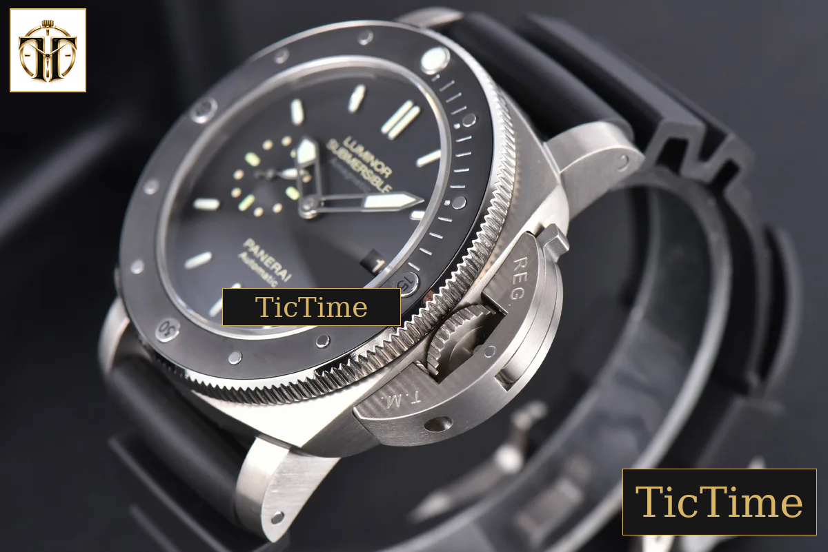 Submersible AMagnetic PAM389 47mm VSF Black Dial Rubber Strap P9000 — foto 10