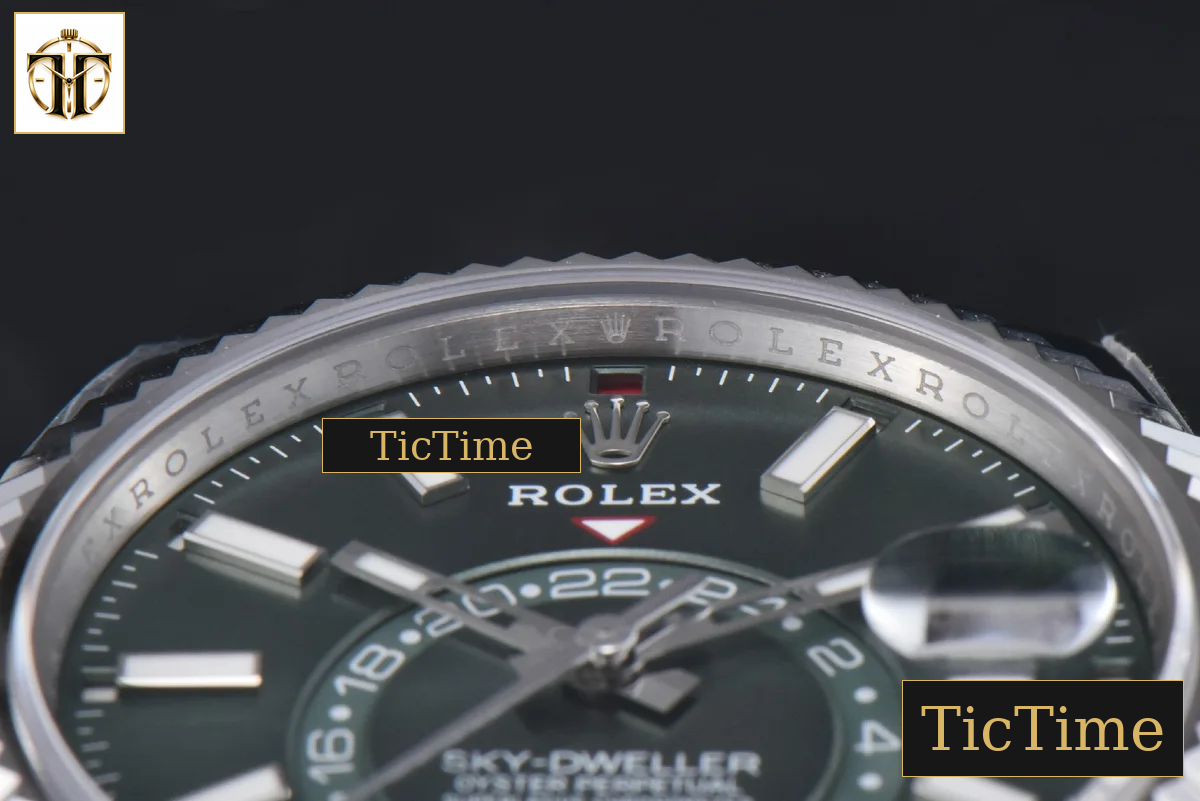 Sky-Dweller 904L 326934 42mm ZF Green Dial SS Bracelet A2824 — foto 13
