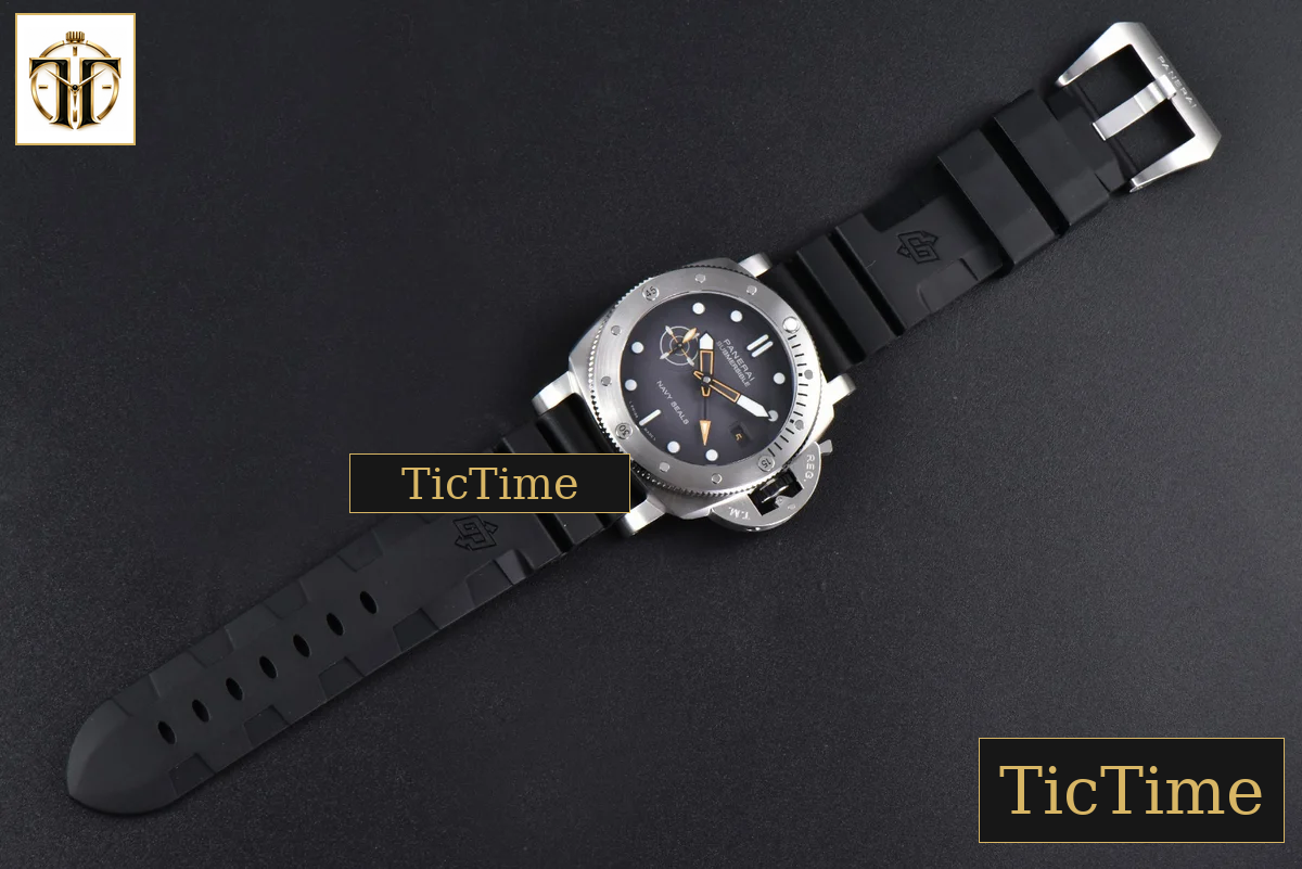Submersible GMT PAM1323 44mm VSF Navy Seal Gray Dial Rubber Strap P900 — foto 30