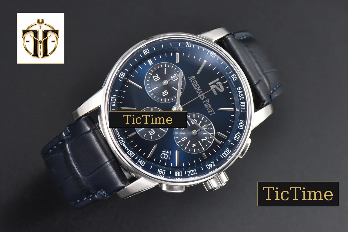 Code 11.59 Chrono 26393 41mm APSF SS Blue Dial Black Leather Strap SA4401 — foto 15