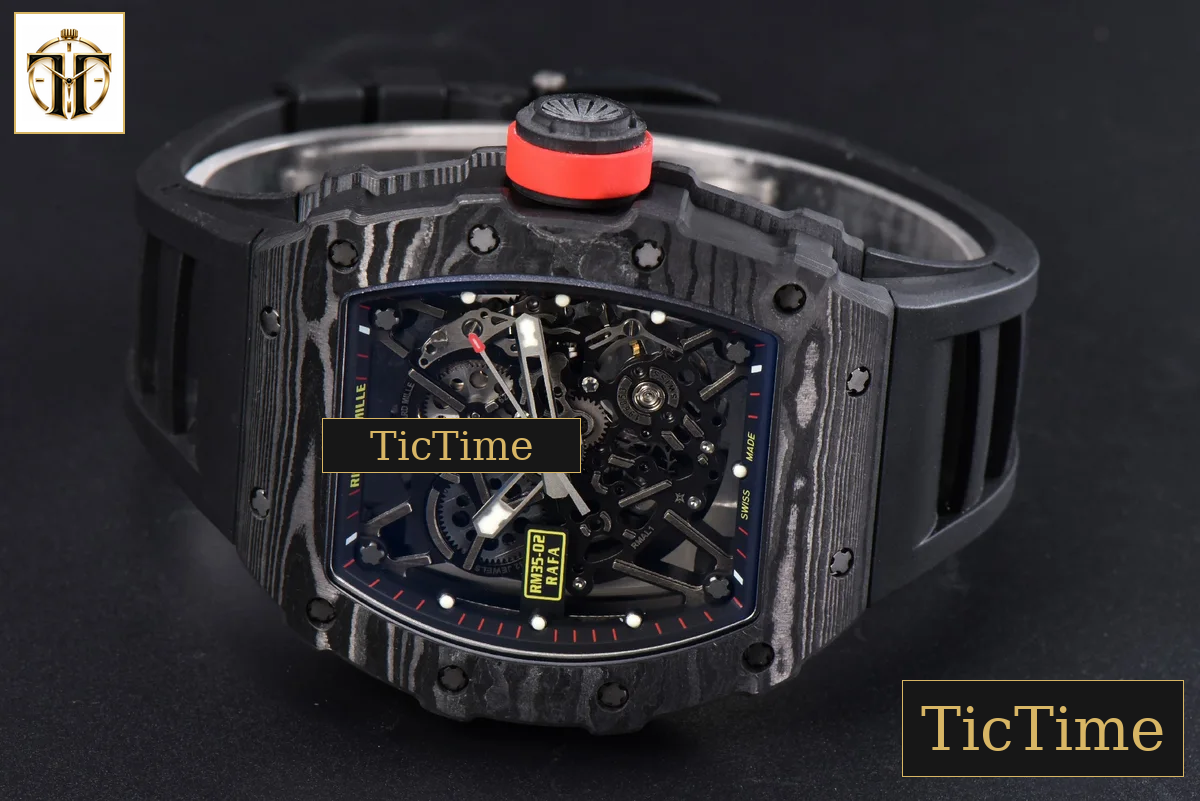 NTPT RM035-02 ZF Skeleton Dial Black Rubber Strap V5 NH05A — foto 15