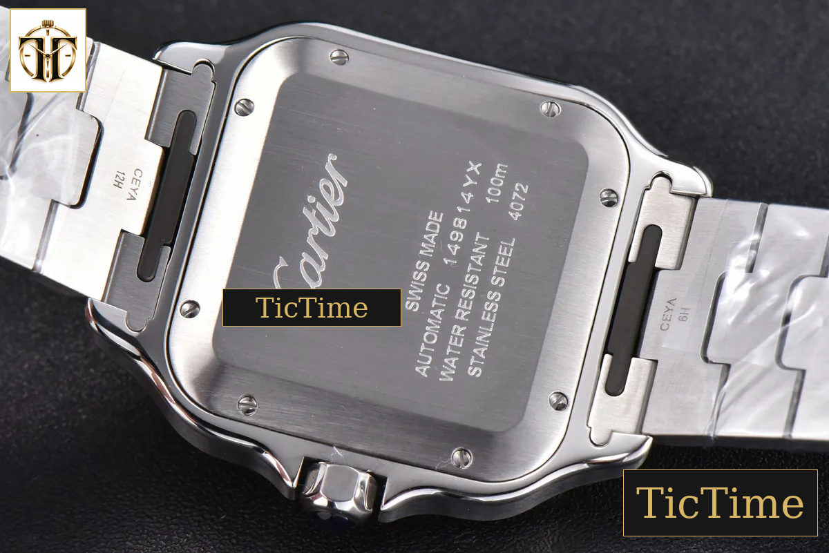 Santos de Cartier XL 40mm BVF YG/SS White Dial YG/SS Bracelet Miyota 9019 — foto 15