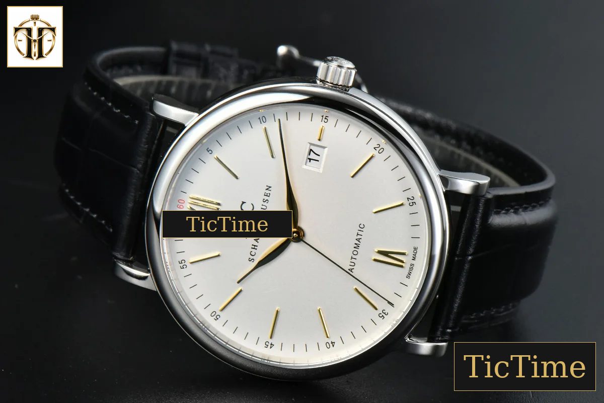 Portofino Automatic 40mm ZF White Dial YG Hands Black Croc Strap A9019 — foto 11