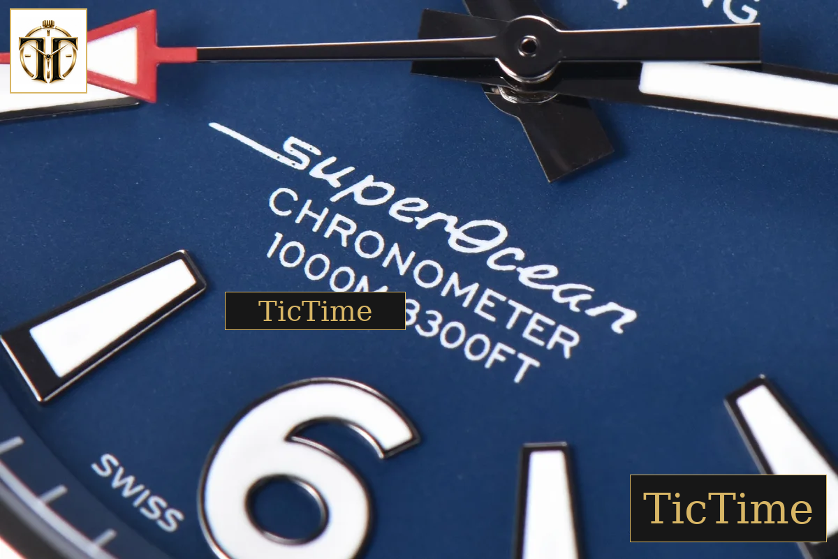 Superocean Automatic 44mm TF Blue Dial Blue Rubber Strap A2824 — foto 8
