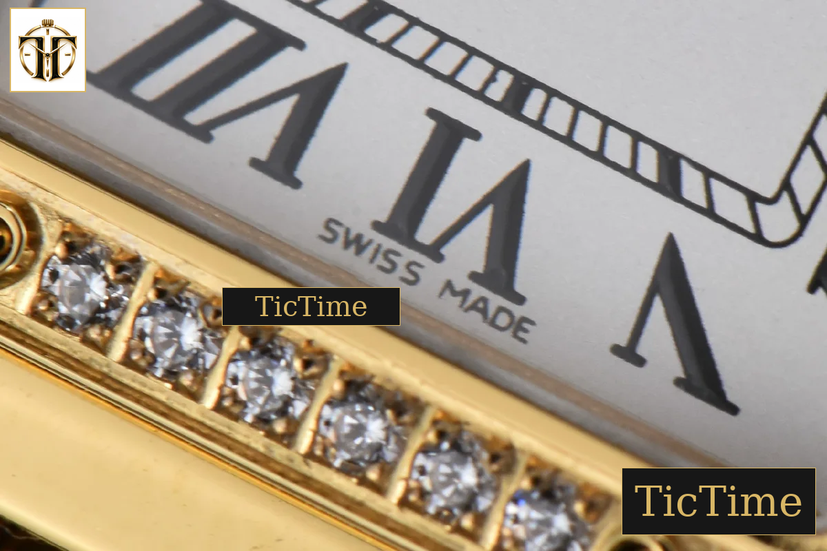 Panthère Secrete Ladies 22mm BVF YG White Dial Diamond Bezel YG Bracelet Ronda Quartz — foto 8