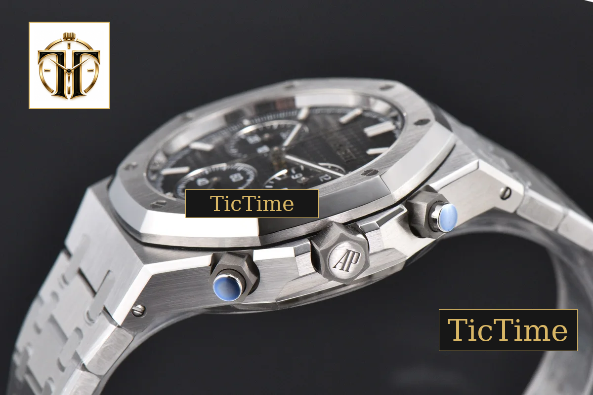 Royal Oak Chrono 26240 ZF SS Black Dial SS Bracelet V1 (V2 free sprung ) SA4401 — foto 32