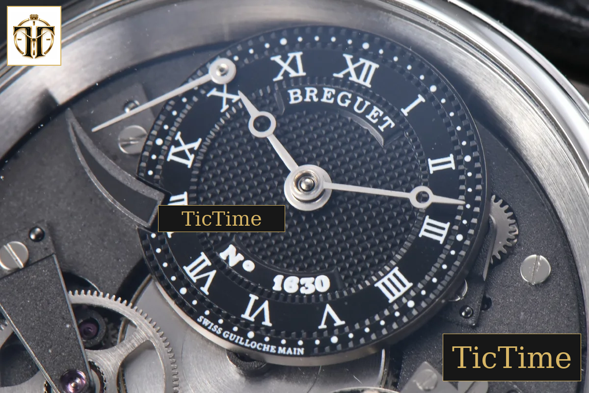 Tradition 7057BB 40mm ZF Gray Dial Black Subdial Black Leather Strap A505 — foto 4
