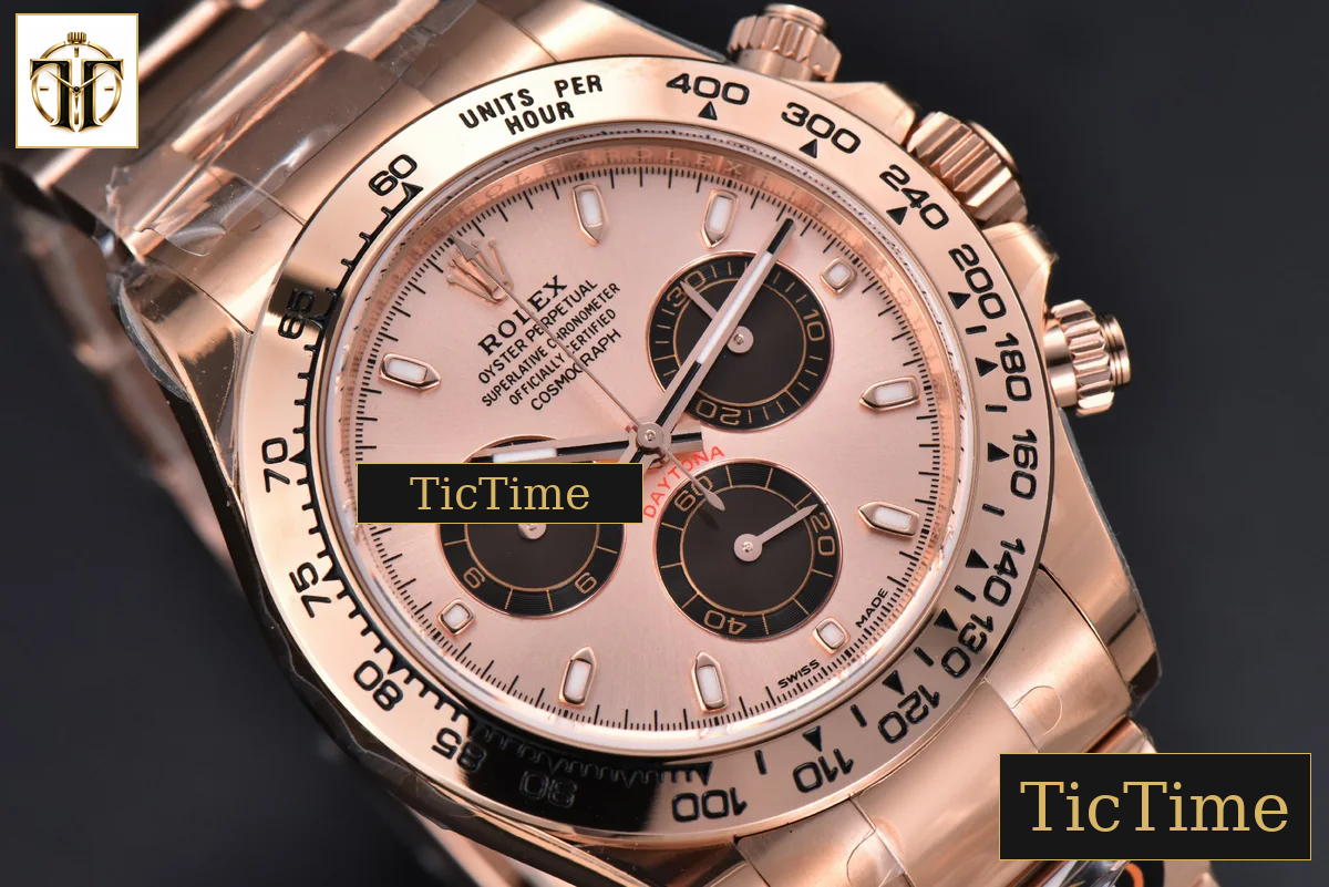 Daytona 116505 40mm BTF RG Dial Black Subdial RG Bracelet SA4130 — foto 12