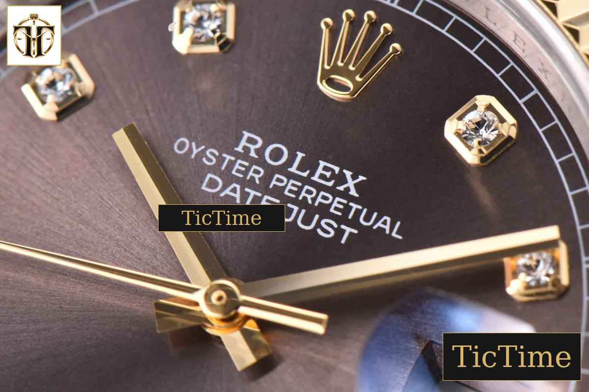 Datejust 41mm GMF YG/SS Gray Dial Diamond Marker Fluted Bezel Jubille Bracelet VR3235 — foto 6