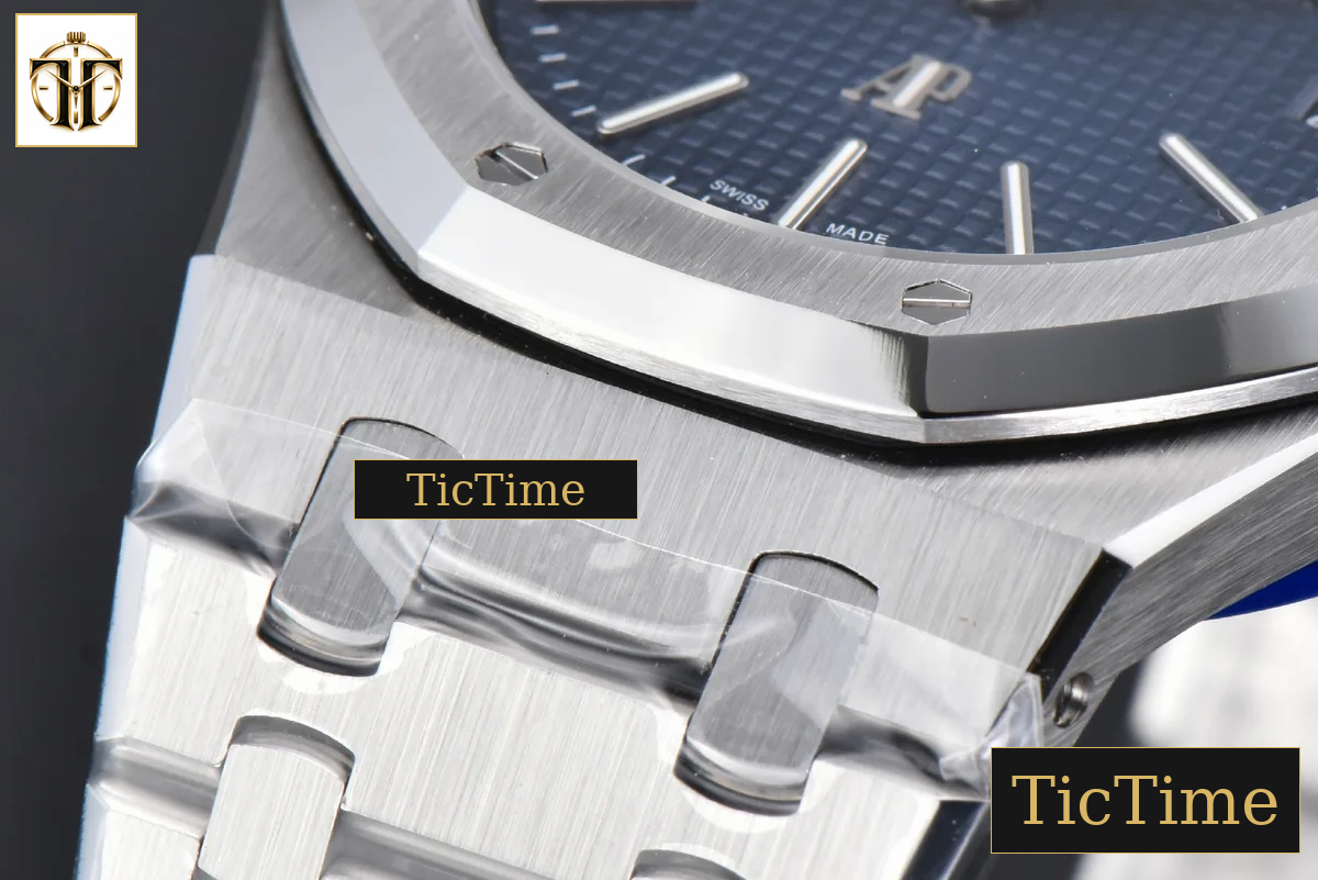 Royal Oak “50th Anniversary” 16202 39mm ZF Blue Textured Dial SS Bracelet A7121 — foto 11