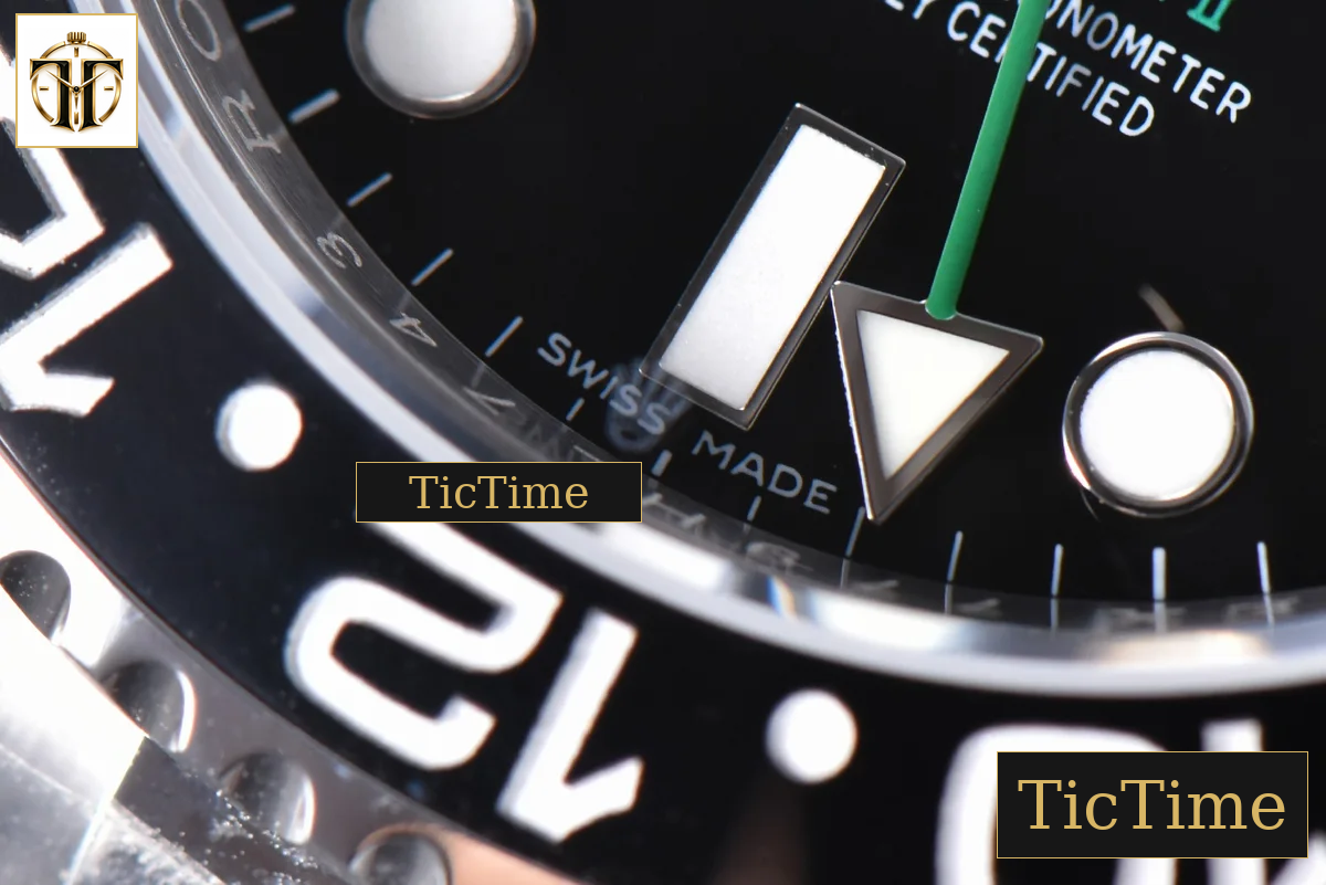 GMT Master 116710LN 40mm V9F Black Dial Black Bezel Oyster Bracelet A3186 — foto 9