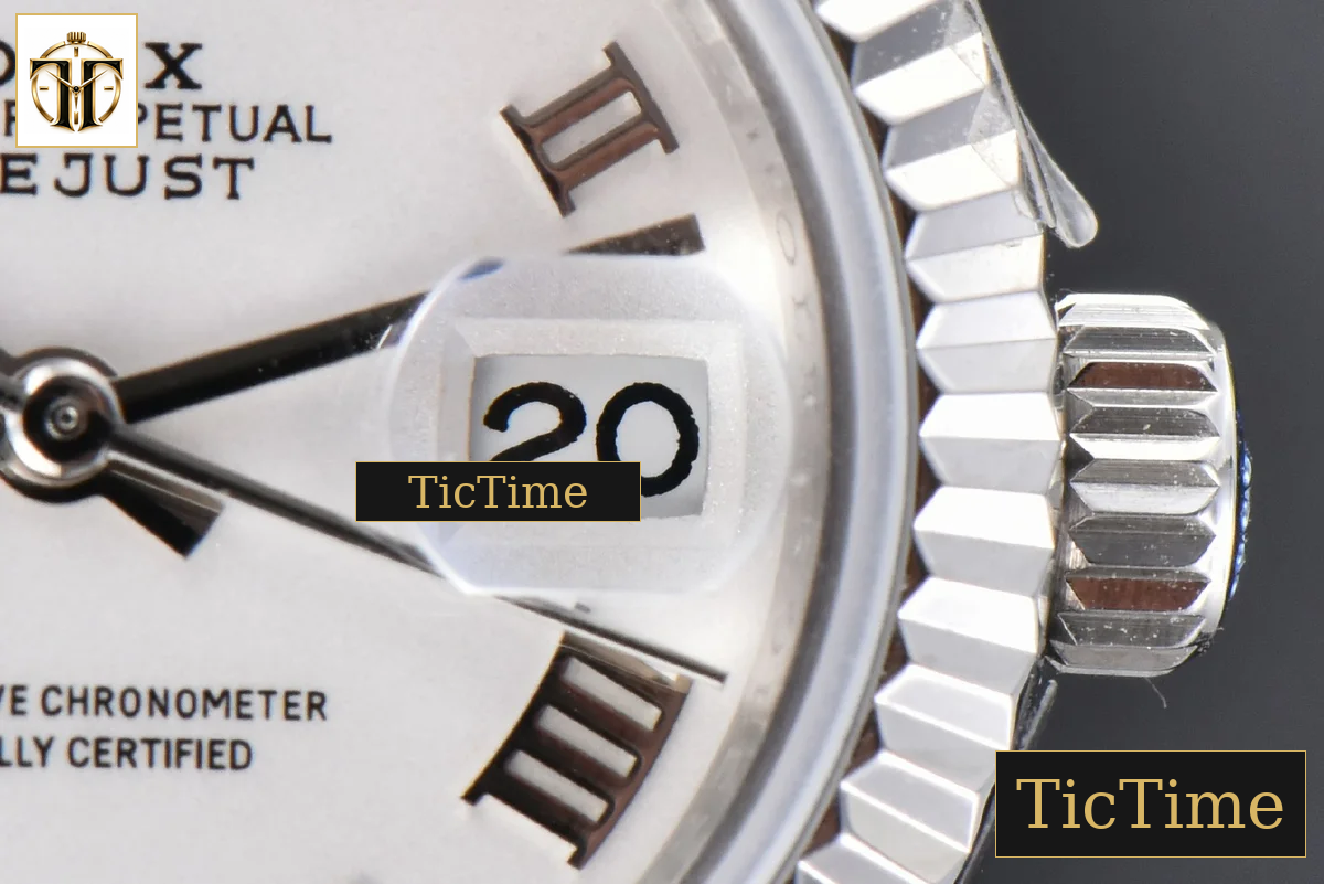 DateJust 31mm WF White Dial Lume Marker Jubilee Bracelet A2671 — foto 9