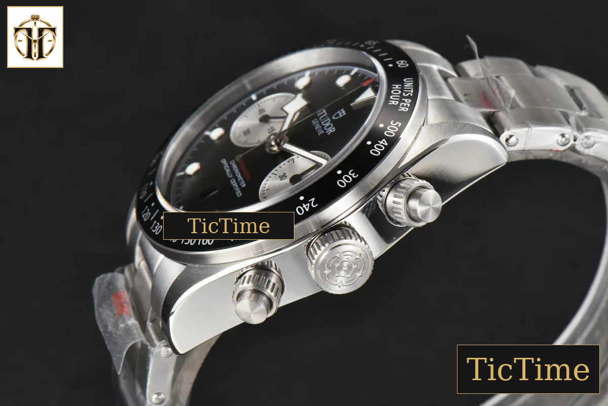 Black Bay Chrono 41mm TWSF Black Dial SS Bracelet A7750 — foto 11
