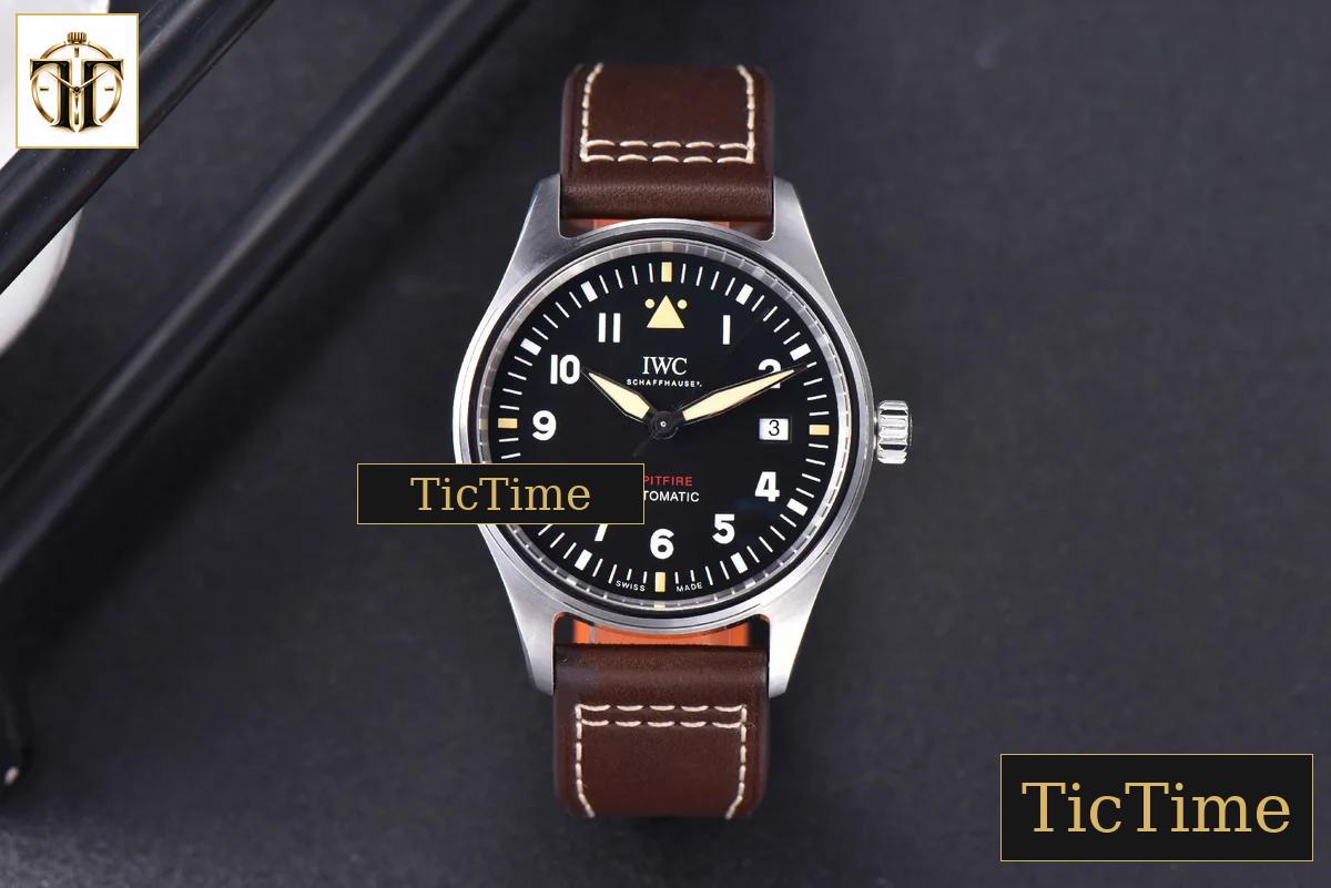 Mark XVIII IW327010 40mm MKSF Blue Dial Le Petit Prince Brown Leather Strap 9015 — foto 3