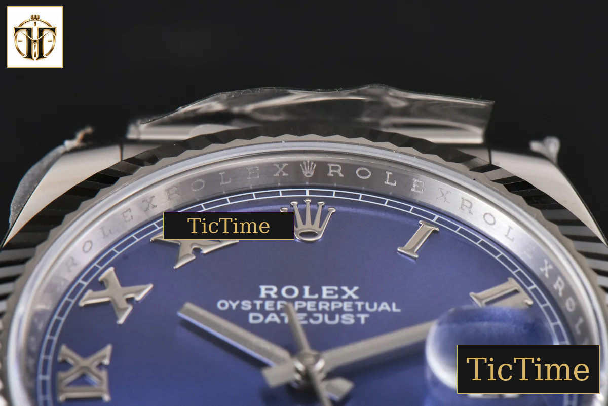 DateJust 126334 41mm Clean Factory Blue Roma Marker Osyter Bracelet VR3235 — foto 13