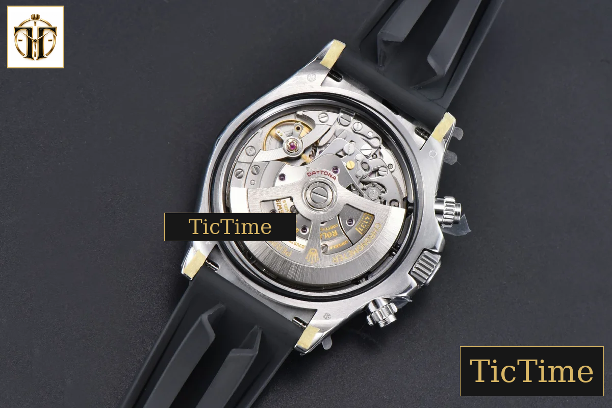 Daytona 126519 40mm BPF SS Black Dial Sliver Subdial Black Oysterflex Strap SH4131 — foto 20
