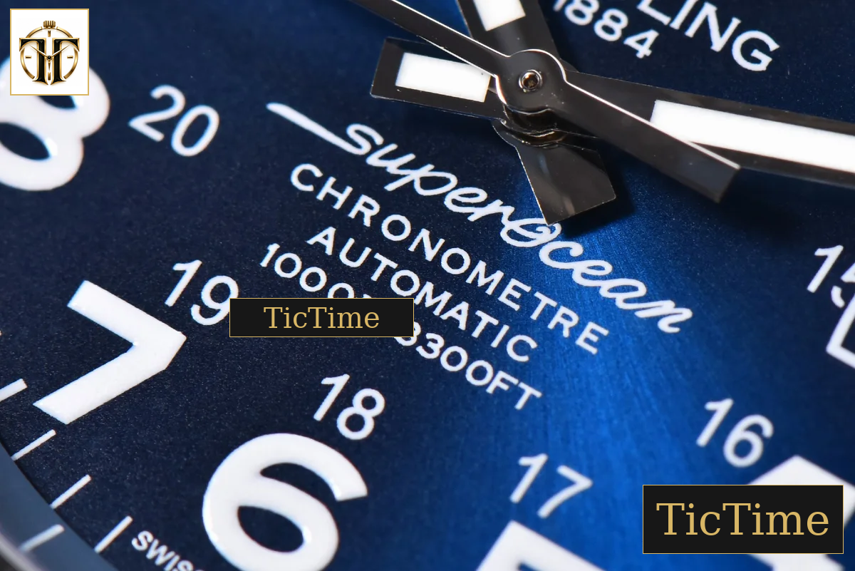 Superocean 44mm TF Black Ceramic Blue Dial SS Bracelet A2824 — foto 7
