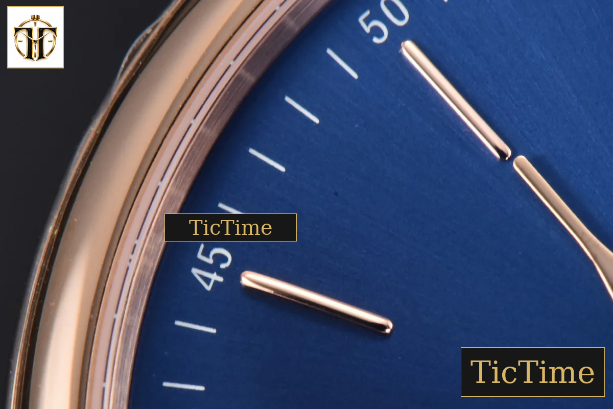 Portofino 40mm V7F RG Blue Dial RG Marker Brown Leather Strap A2892 — foto 6