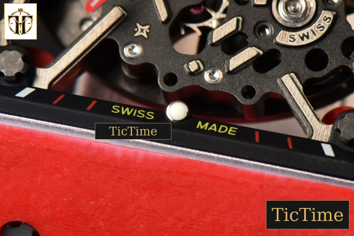 NTPT RM035-02 ZF Red Skeleton Dial Red Rubber Strap RMAL1 — foto 10