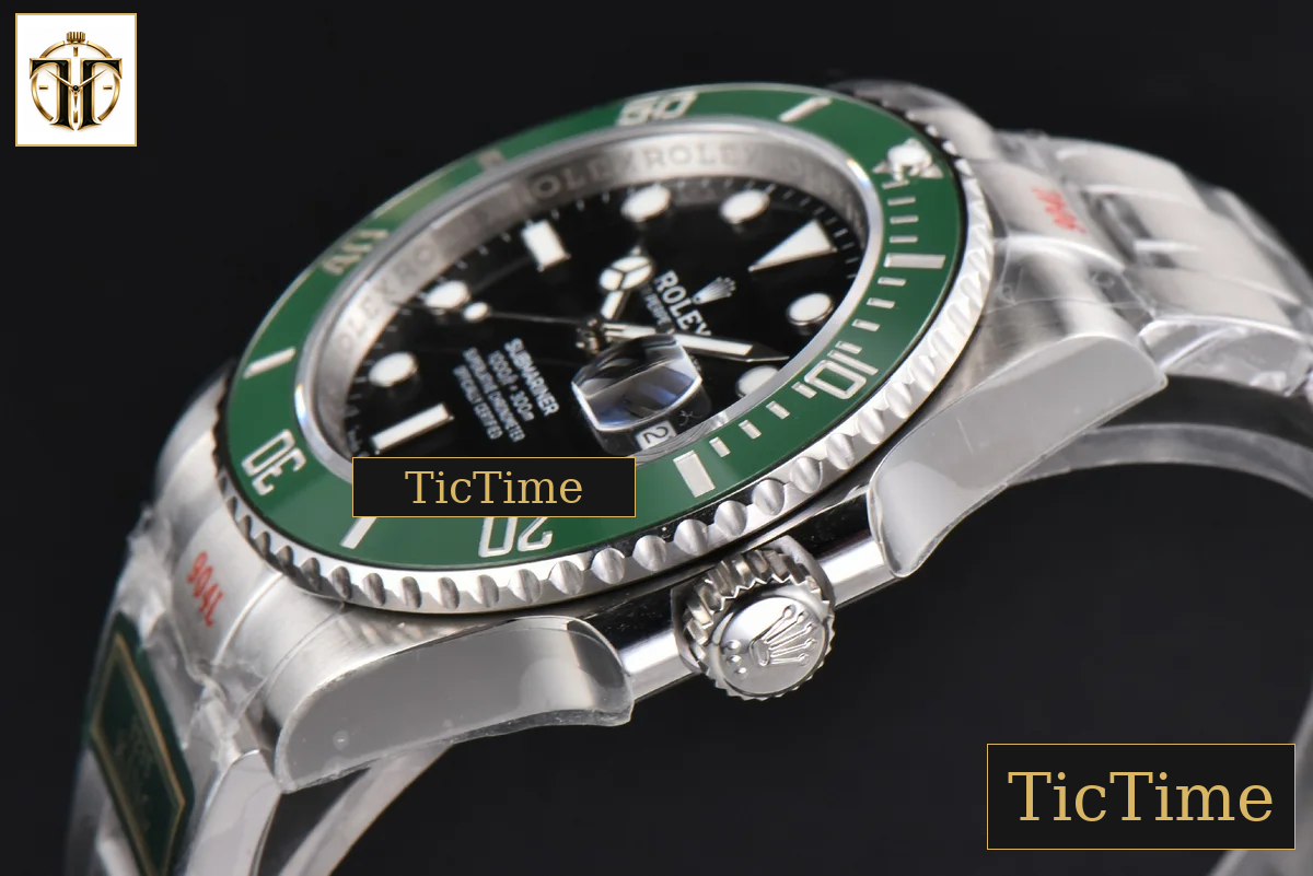 Submariner LV 126610 41mm King Factory Green Ceramic Green Dial SS Bracelet VR3235 — foto 11