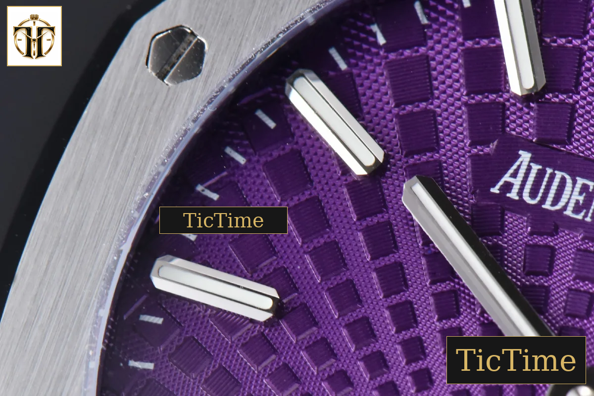 Royal Oak Tourbillon 41mm R8F SS Purple Dial SS Bracelet Flying Tourb V2 — foto 6