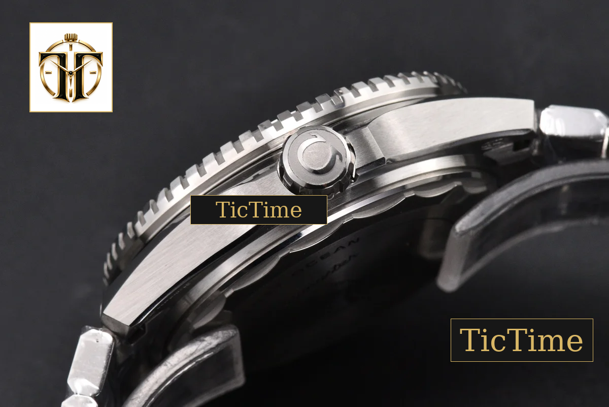Seamaster Planet Ocean 42mm VS+ Factory Black Dial Black Bezel Steel Strap — foto 36