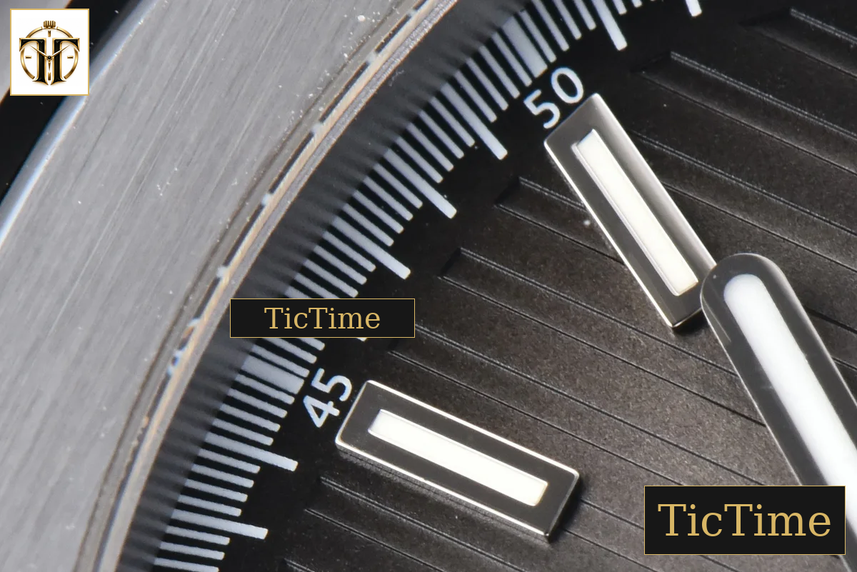 Nautilus 5980 40.5mm PPF Black Dial SS Bracelet A28-520 — foto 6