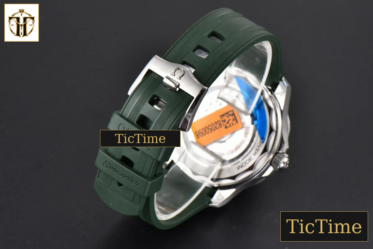 Seamaster Diver 300M 42mm ORF Green Ceramic Green Dial Green Rubber Strap A8800 — foto 26